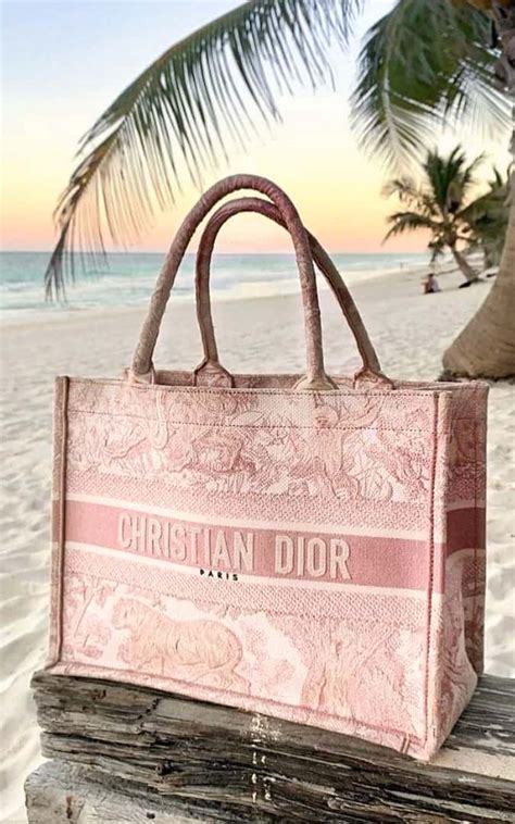 dior tote bg|Dior beach bag.